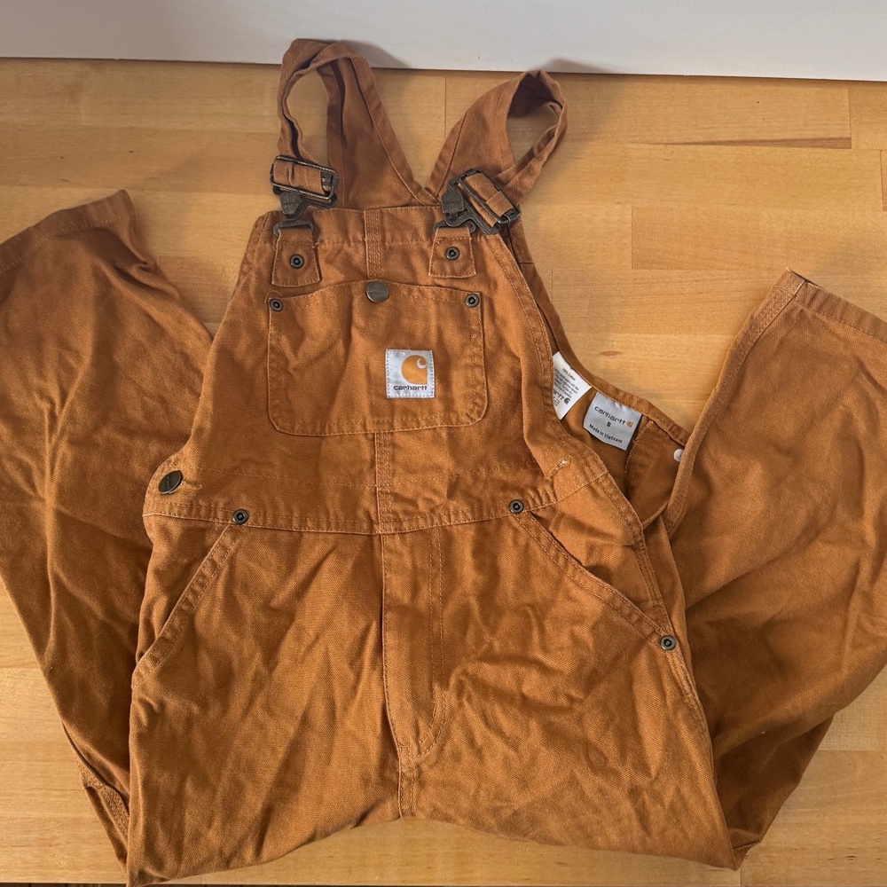Carhartt Brown Bib Overalls